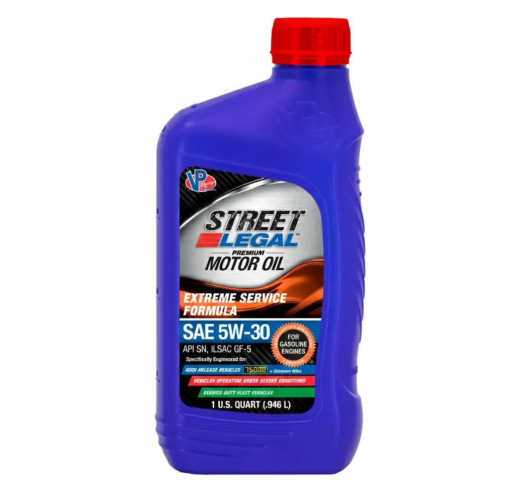 VP Racing Street Legal plne syntetický motorový olej SAE 5W-30, 946 ml