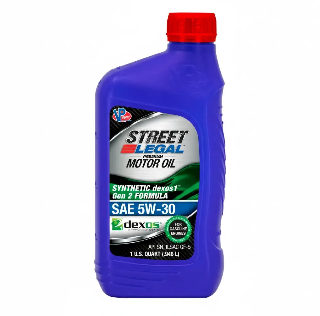 VP Racing Street Legal plne syntetický motorový olej 5W-30, 946 ml