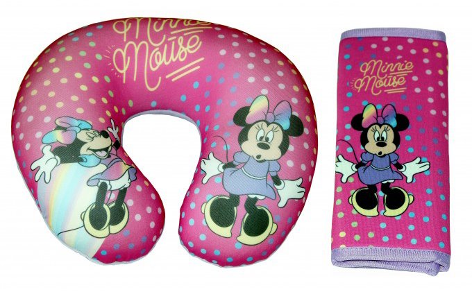 Disney Minnie vankúšik + poťah bezpečnostného pásu