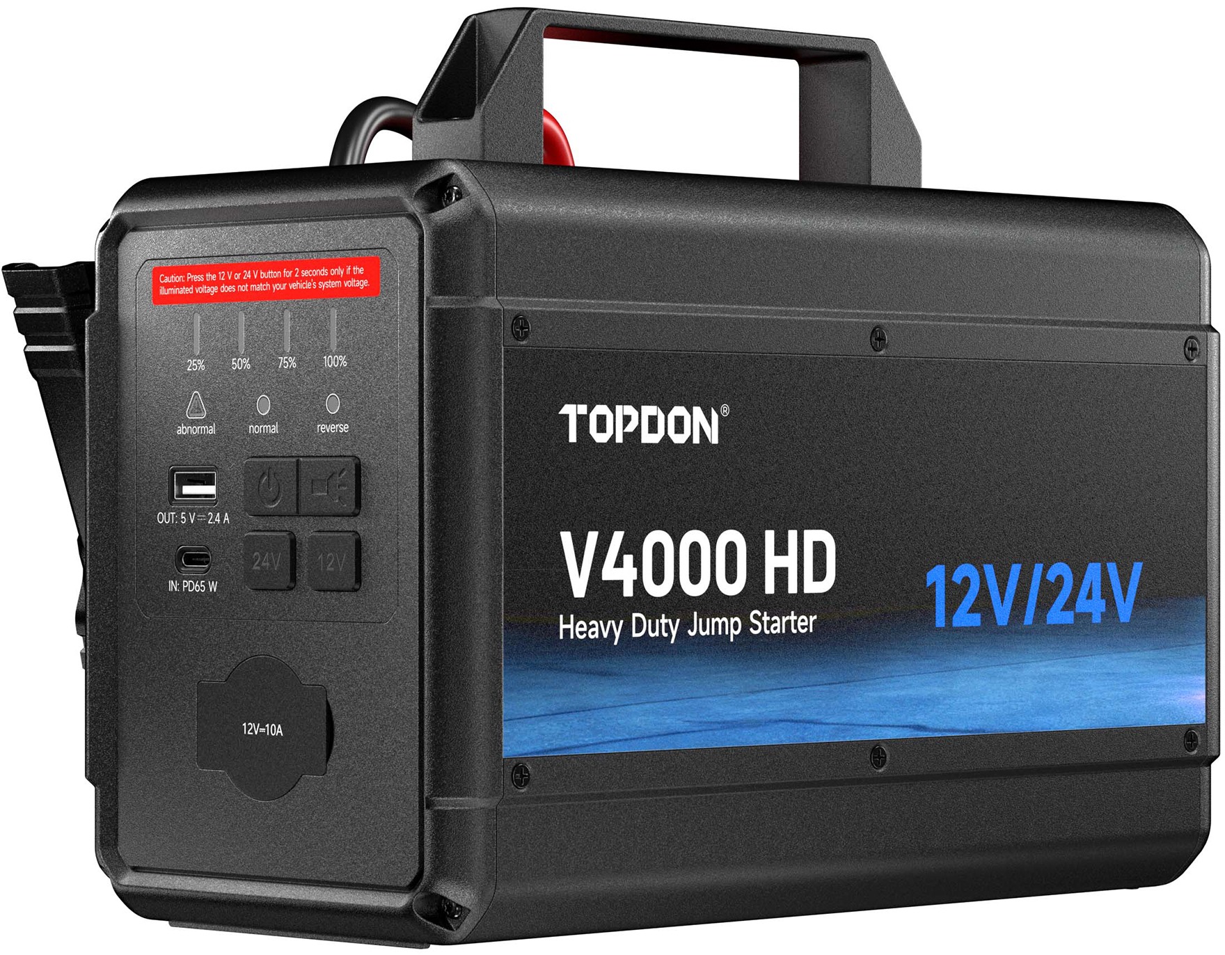 TOPDON Car Jump Starter V4000 HD