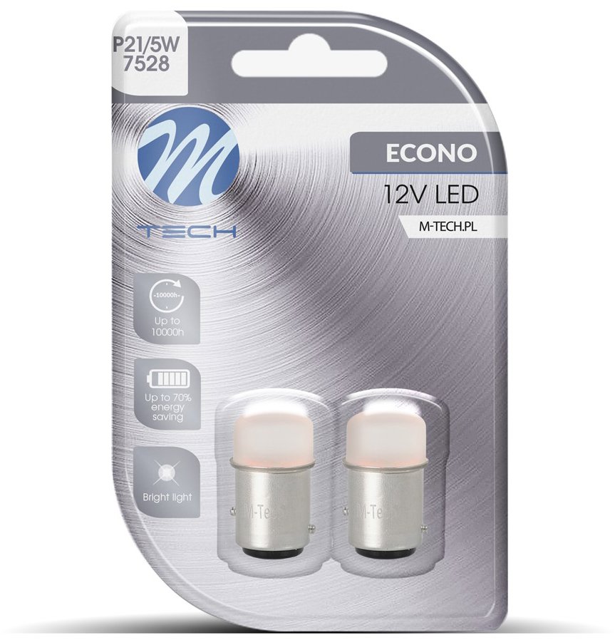M-Tech BAY15d P21/5W 24 LED červené 2 ks
