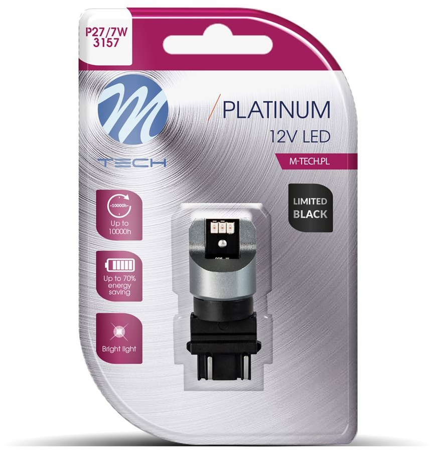 M-Tech P27/7W W2.5x16q 6 LED červené 1 ks