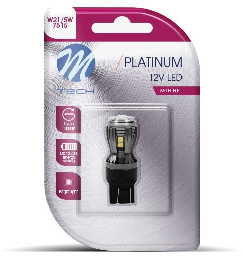 M-Tech CANBUS W21/5W W3x16q 14 LED biele 1 ks