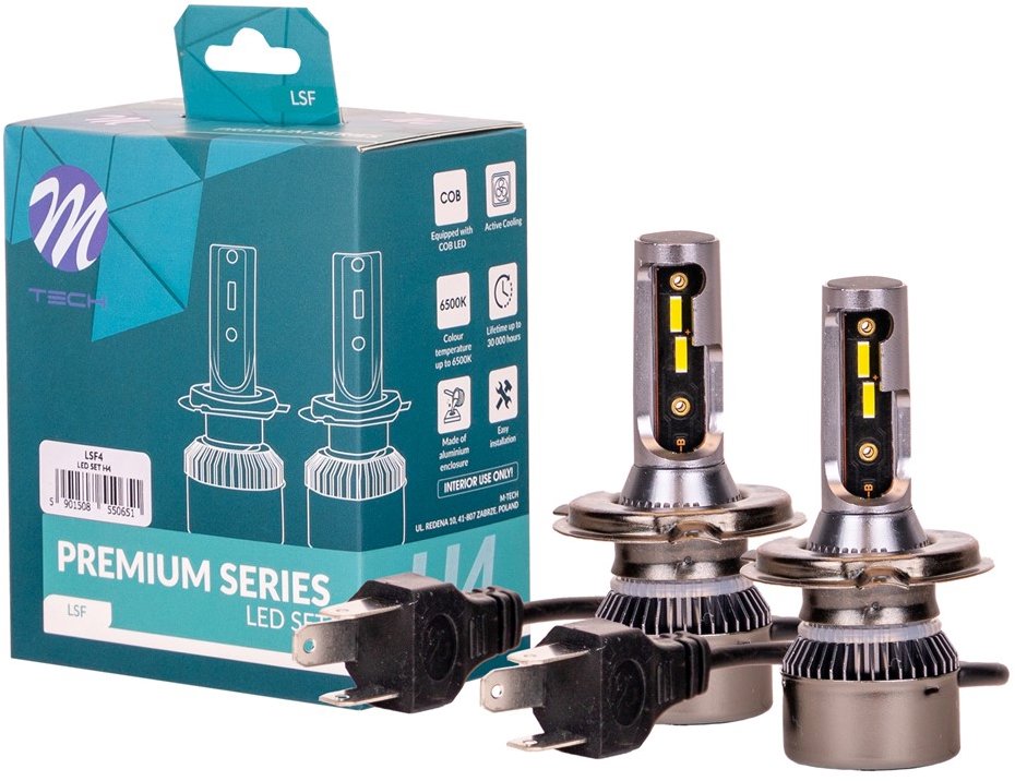 M-Tech PREMIUM SERIES LED sada H4
