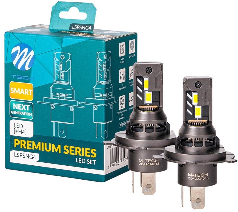 M-Tech PREMIUM SMART SERIES LED sada H4