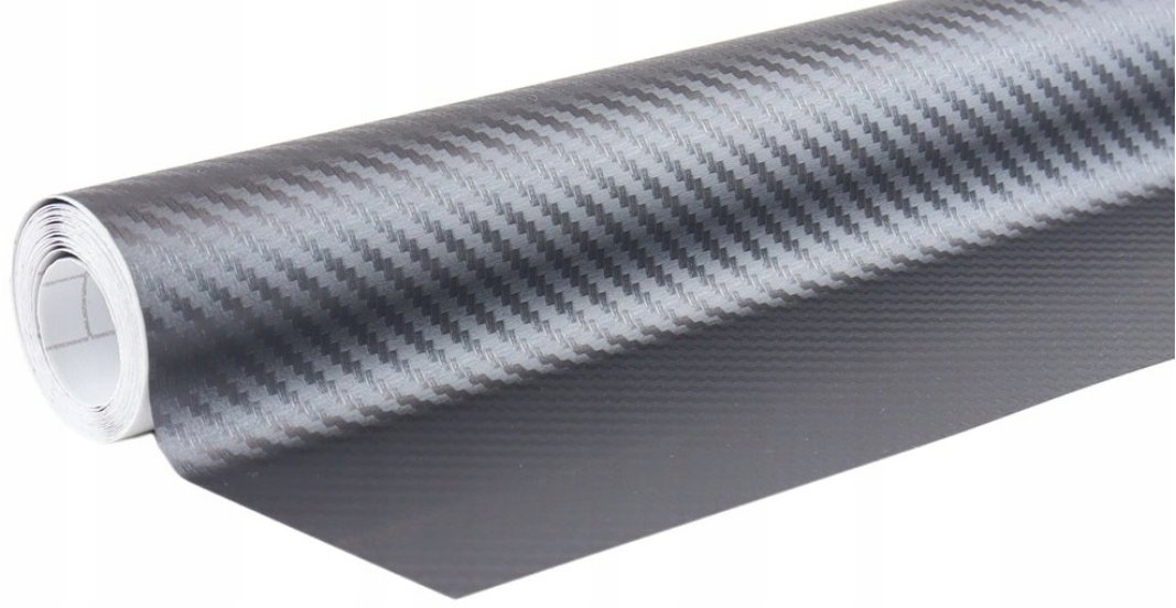 PREXIM Fólia ozdobná 100 × 152 cm 3Dcarbon silver