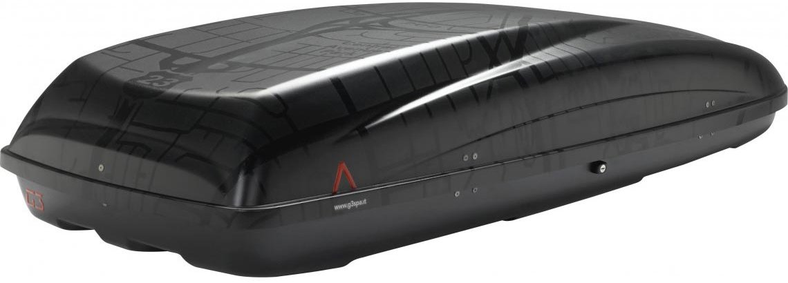 G3 Helios 480 Black Road – objem 390 l, obojstranné otváranie, matný čierny s potlačou Road