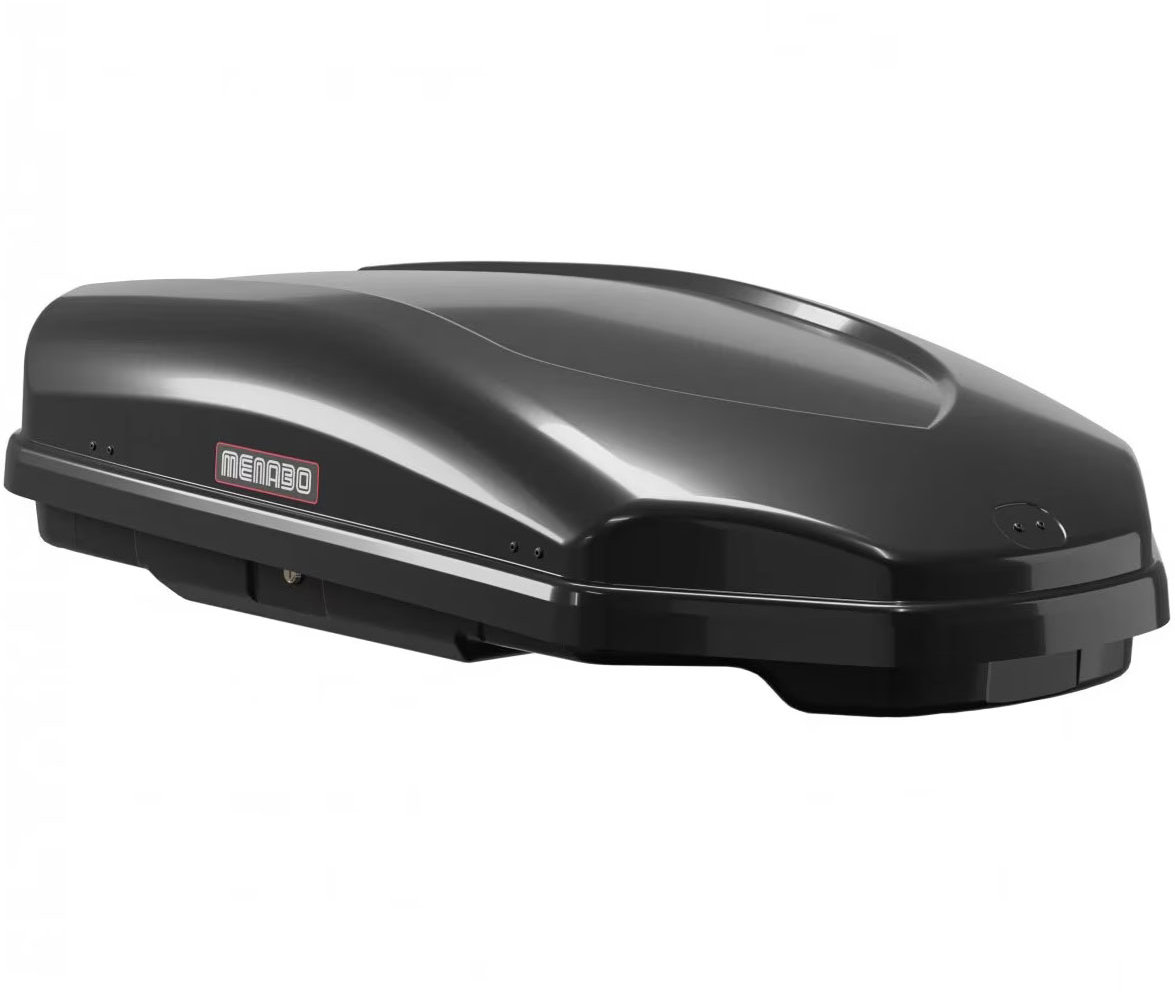 Menabo Satellite 330 Black Glossy – objem 330 l, pravostranné otváranie, lesklý čierny