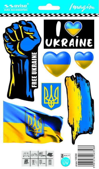 PREXIM komplet samolepiek ukraine