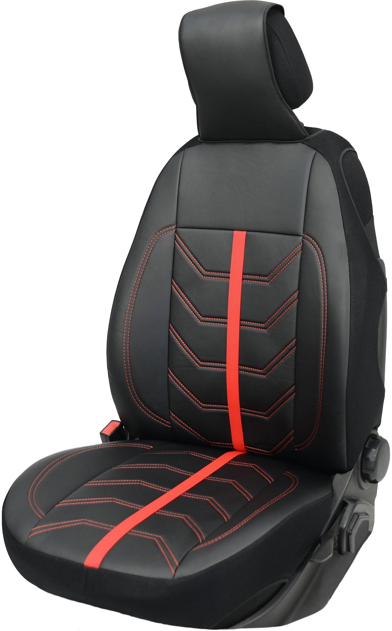 PREXIM podložka na sedadlo procomfort s červeným prešitím