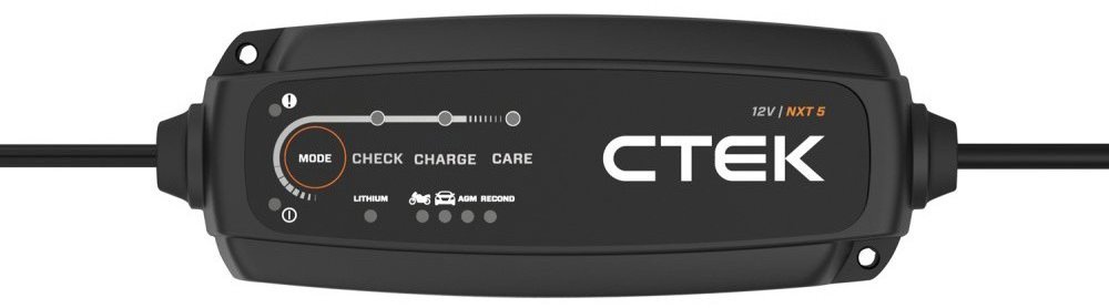 CTEK nabíjačka NXT 5 EU pre olovené a lítiové batérie 12 V, 5 A, 1,2 – 110 Ah/160 Ah