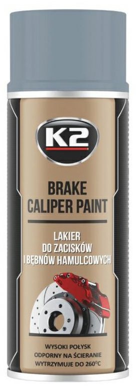 K2 Brake caliper paint 400 ml, strieborná