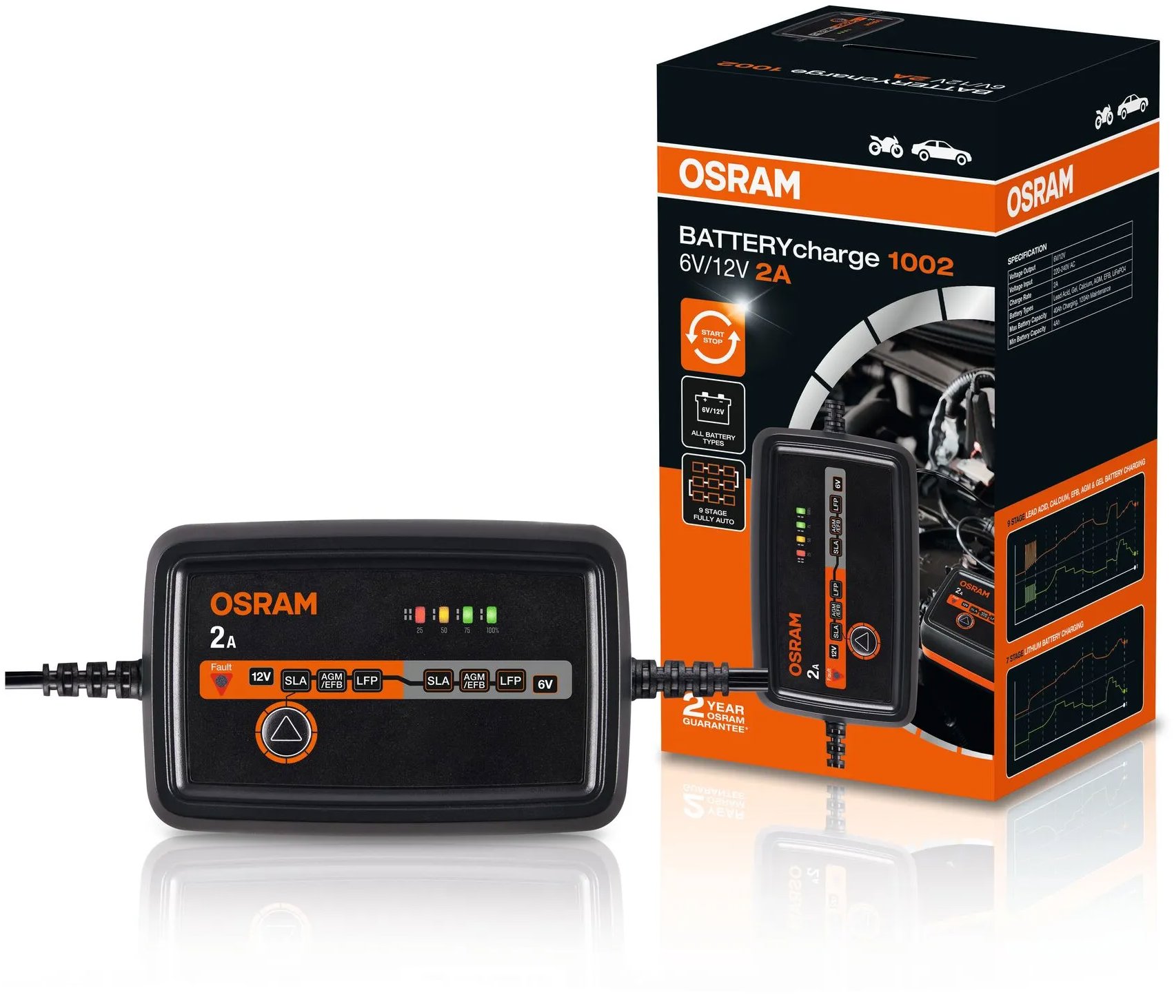 OSRAM Battery charge 1002