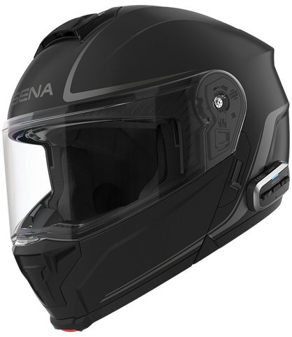 SENA Mesh přilba s headsetem Outrush 2, matná černá, vel. S