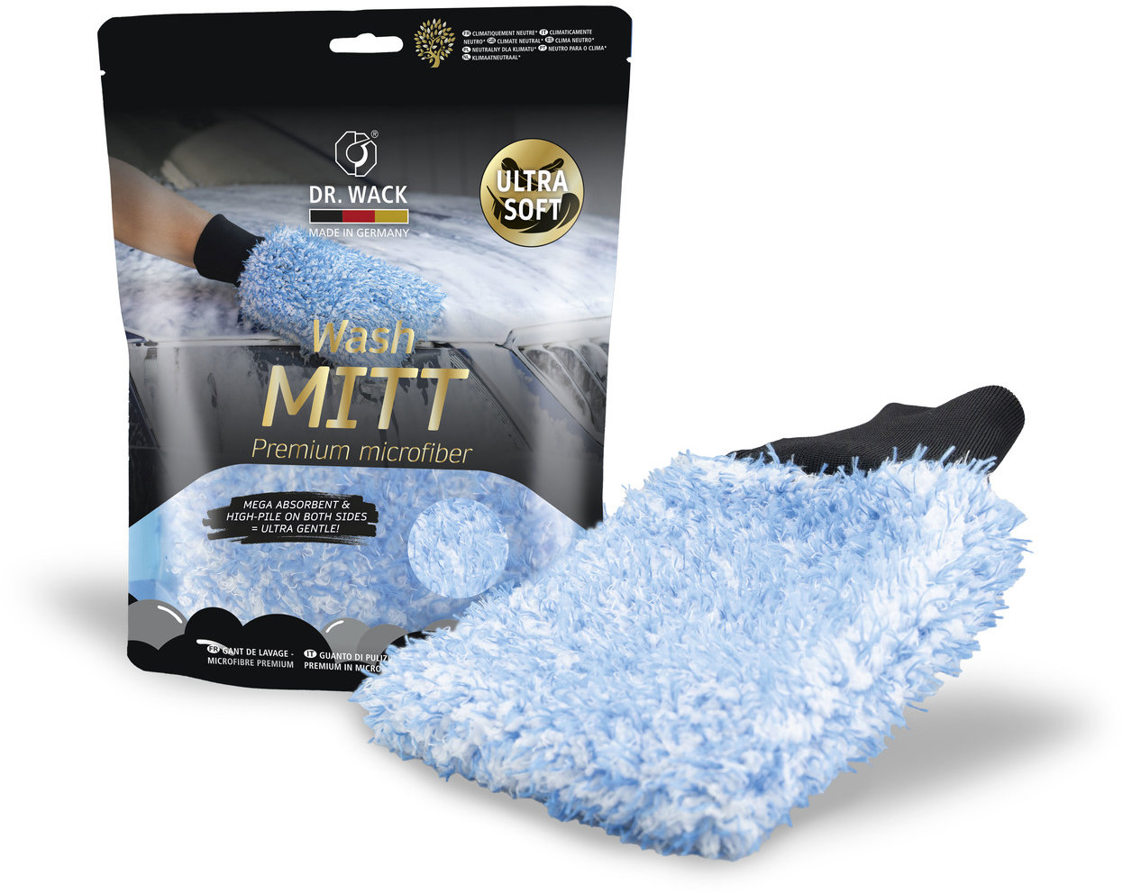 Dr. Wack mycí rukavice z mikrovlákna Wash mitt