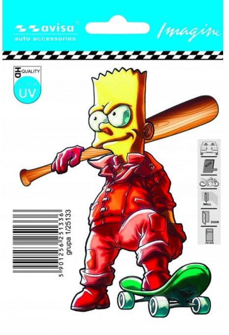 PREXIM Samolepiace dekory bart