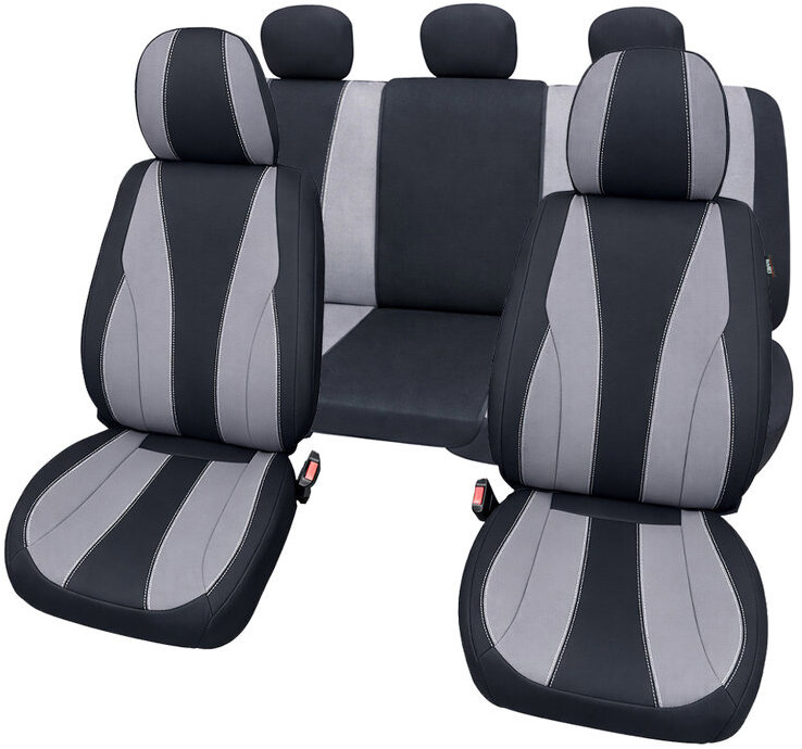 CAPPA Autopoťahy Perfetto TM Peugeot 207 čierna/sivá