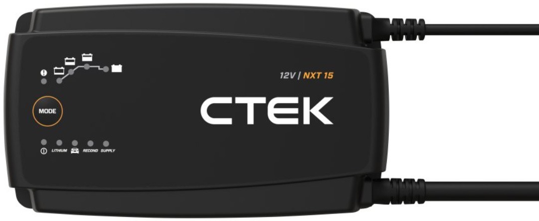 CTEK nabíjačka NXT 15 EU na olovené a lítiové batérie 12 V, 15 A, 30 – 240 Ah/360 Ah