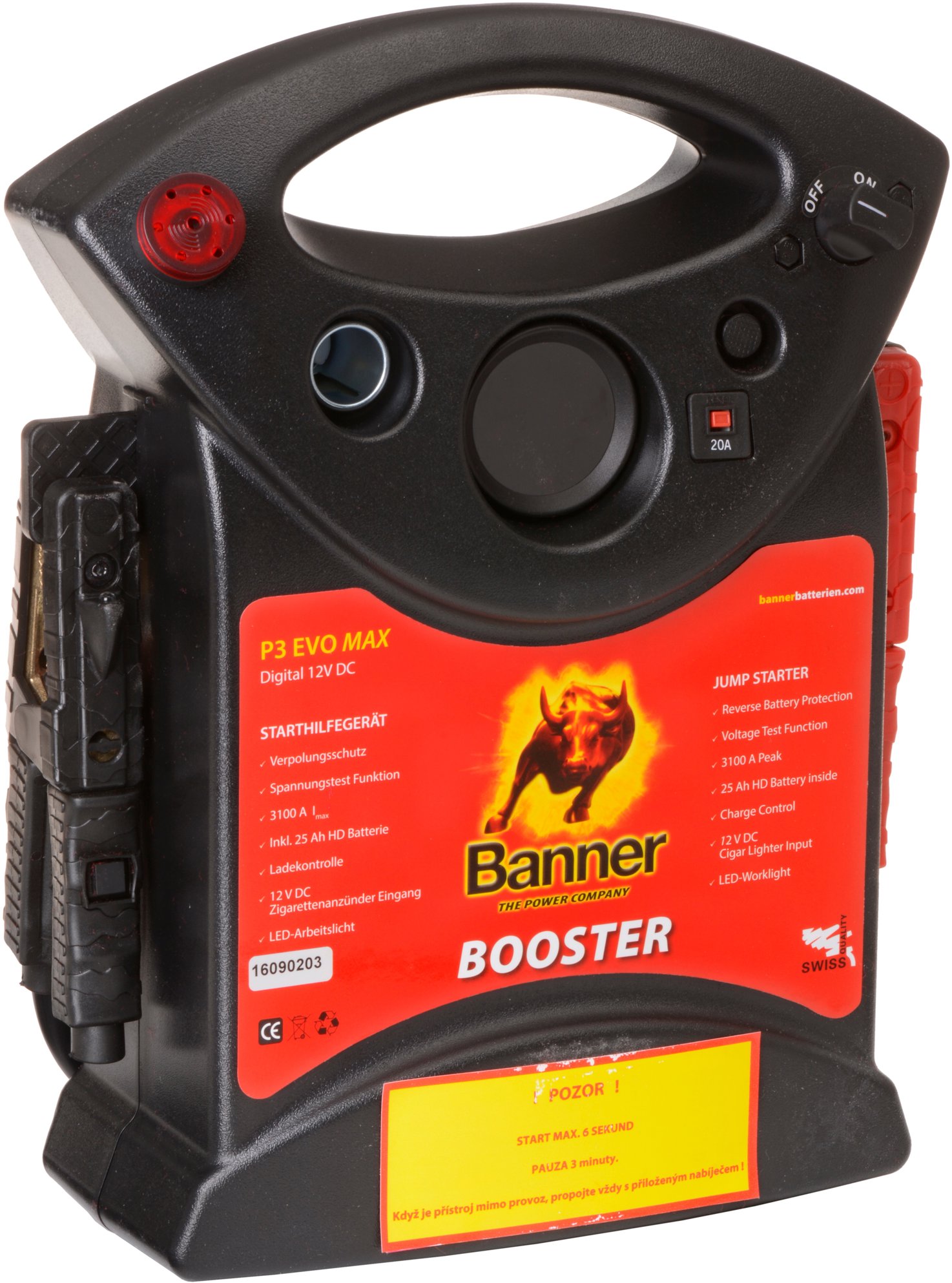 BANNER Booster P3 EVO MAX 12 V, 3100 A