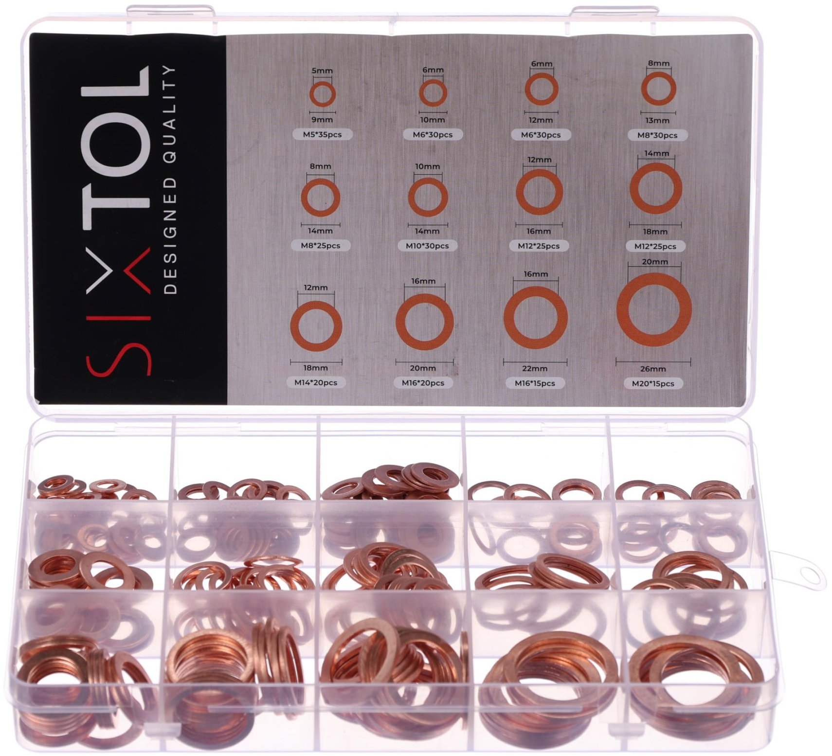 SIXTOL Mechanic Ring Set 2