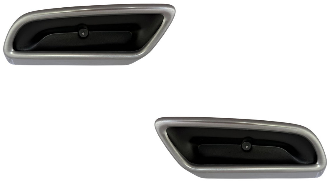Milotec Koncovky výfuky pro Škoda Superb III, 2015-2024, Combi, Limousine, ALU-BRUSCH