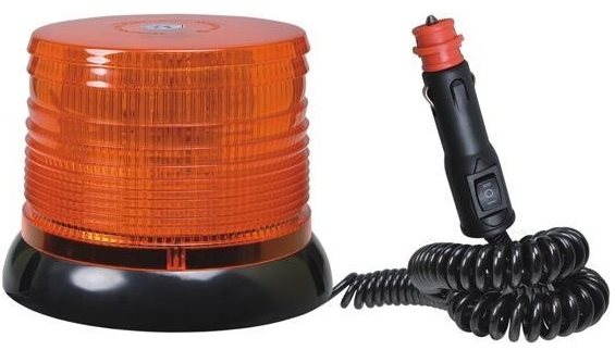 Maják oranžový 40 LED magnet - skrutka 12/24V