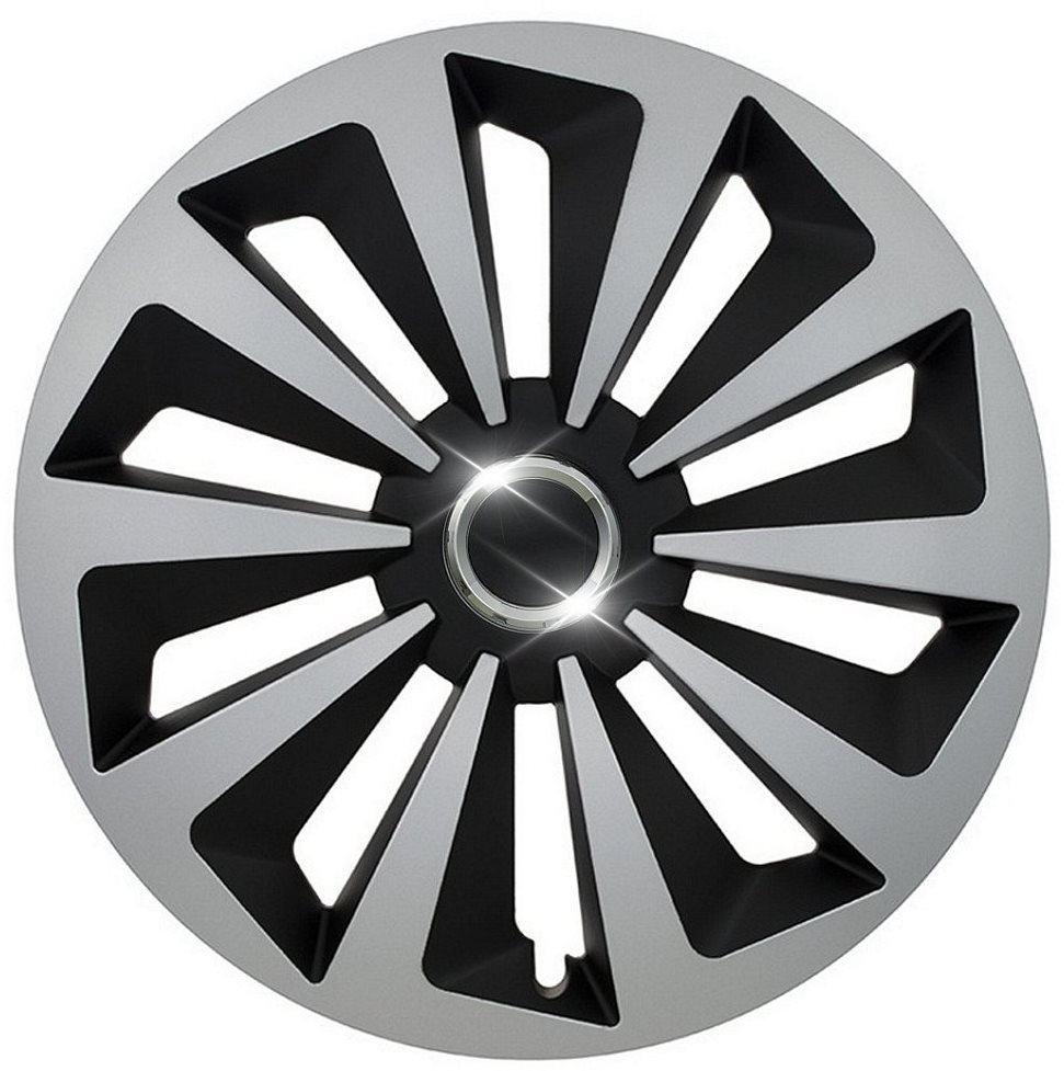 Kryt kolesa 14" FOX RING SILVER/BLACK 1 ks