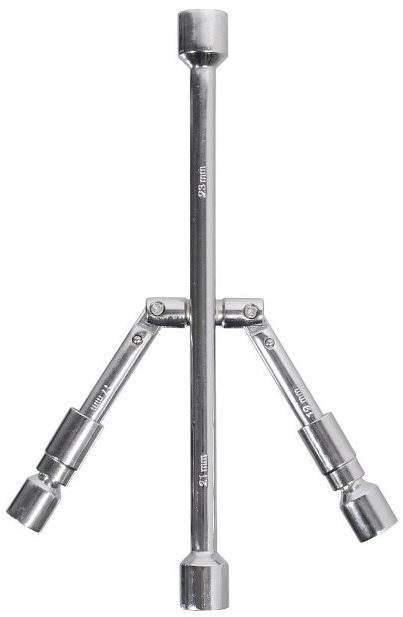 COMPASS Kľúč na kolesá 17 – 19/21 – 23 mm TÜV, GS skladací
