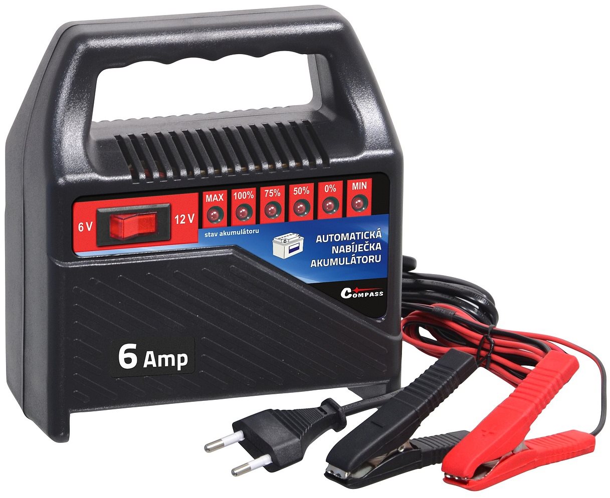 COMPASS Nabíjačka 6 A 6 V/12 V – GS/TUV