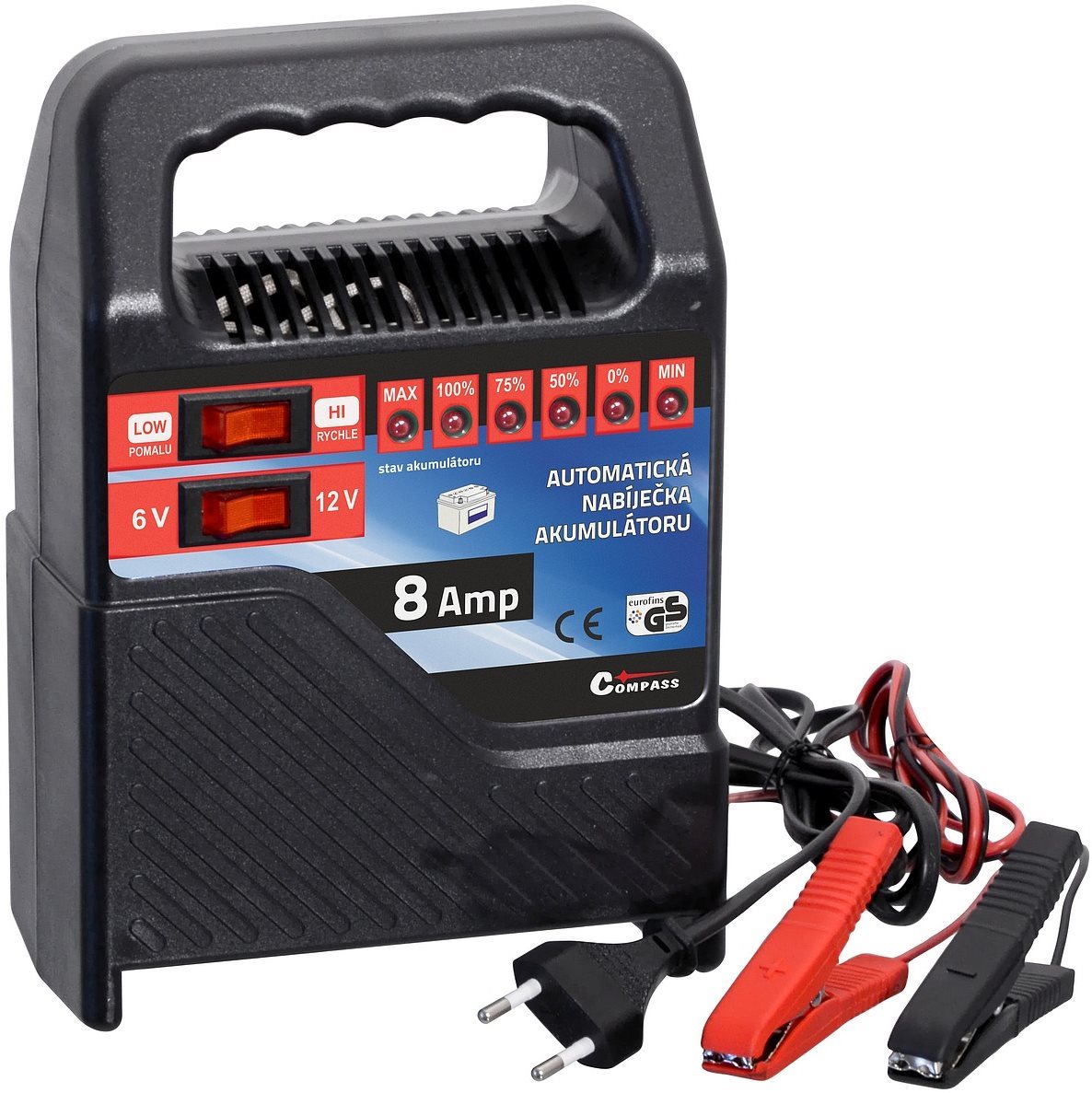 Compass Nabíjačka 8A 6V/12V - GS/TUV