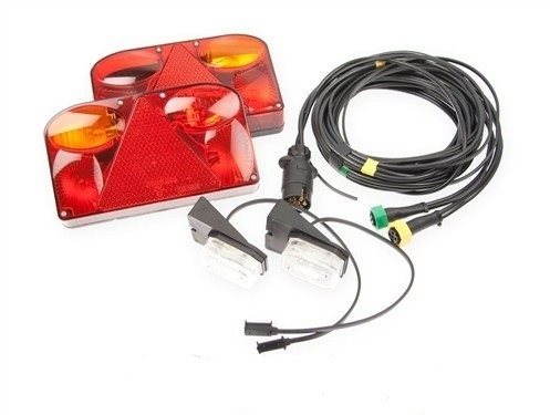 FRISTOM Elektrokabeláž k vleku 7 pin/5 m so svetlami FT-88 SADA