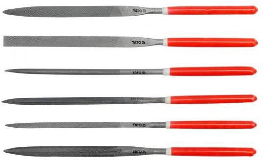 YATO pilníkov ihlových 4 × 160 mm 6 ks