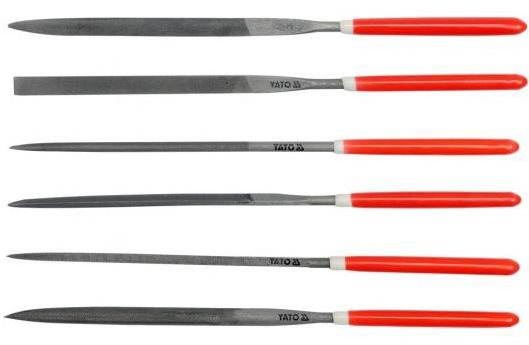 YATO Pilníky ihlové 3 × 140 mm v sade YT-6160