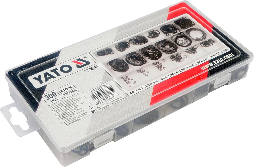 YATO Poistné krúžky INTERNAL sada 300 ks YT-06881