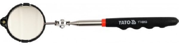 YATO Zrkadlo kontrolné teleskopické s LED