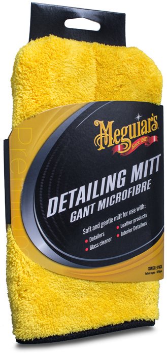 Meguiar's Detailing Mitt – extra hustá mikrovláknová rukavica, 920 g/m2