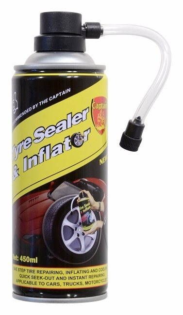 COMPASS Sprej na lepenie pneumatík 450 ml CAPTAIN
