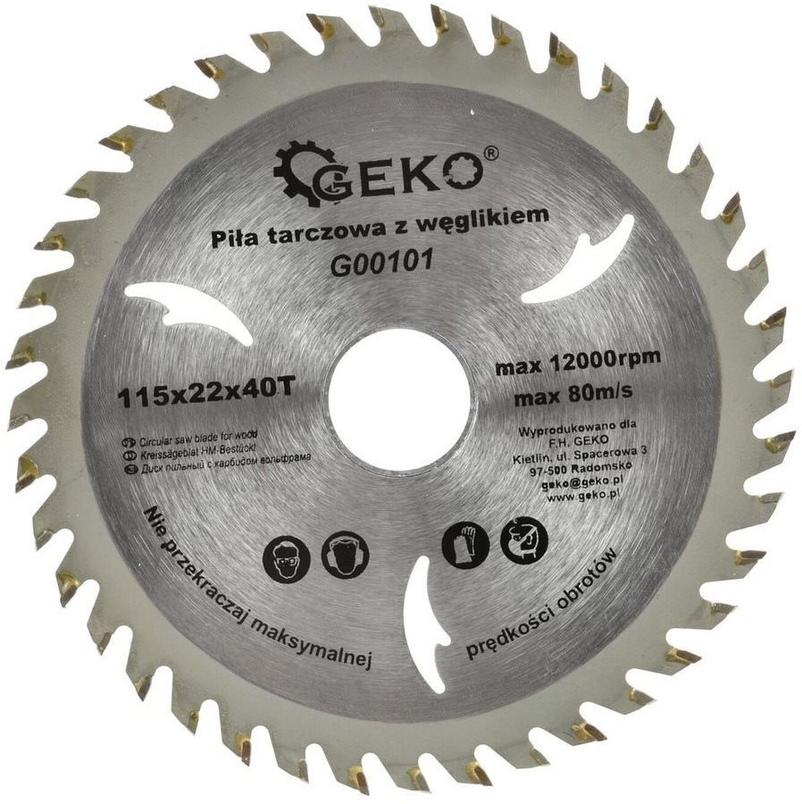 GEKO Kotúč pílový vídiový, 230 × 22 × 80T