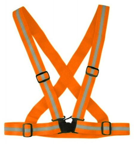 Cappa Popruhy reflexné oranžové