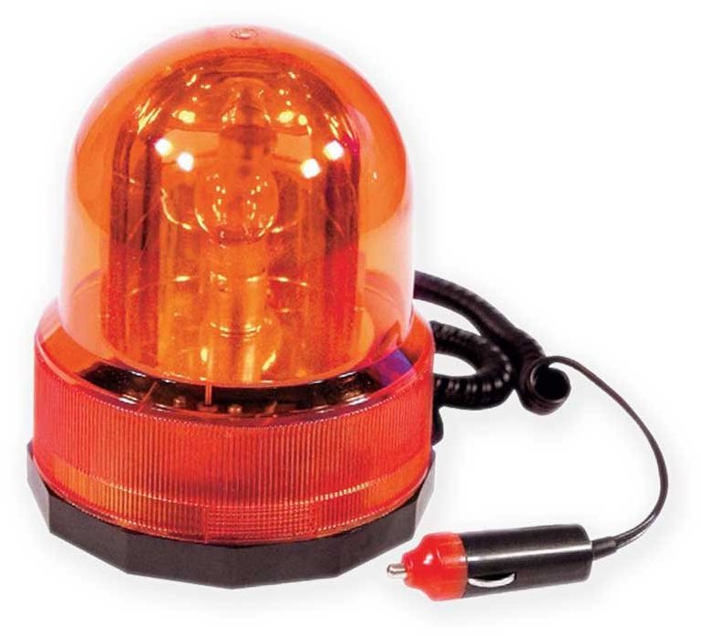 Maják oranžový 12 V, magnetický