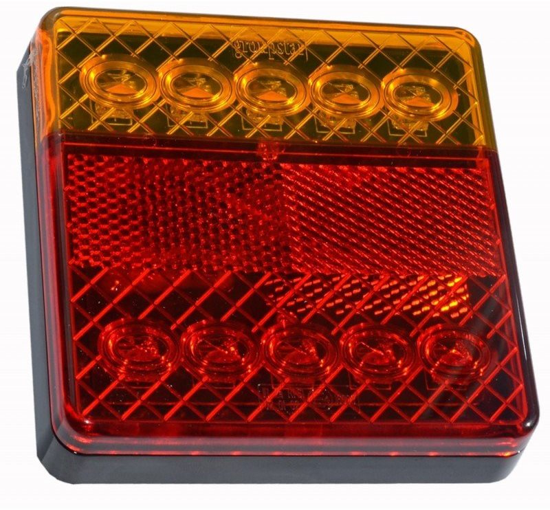 Združené svetlo LED 100 × 100 × 21