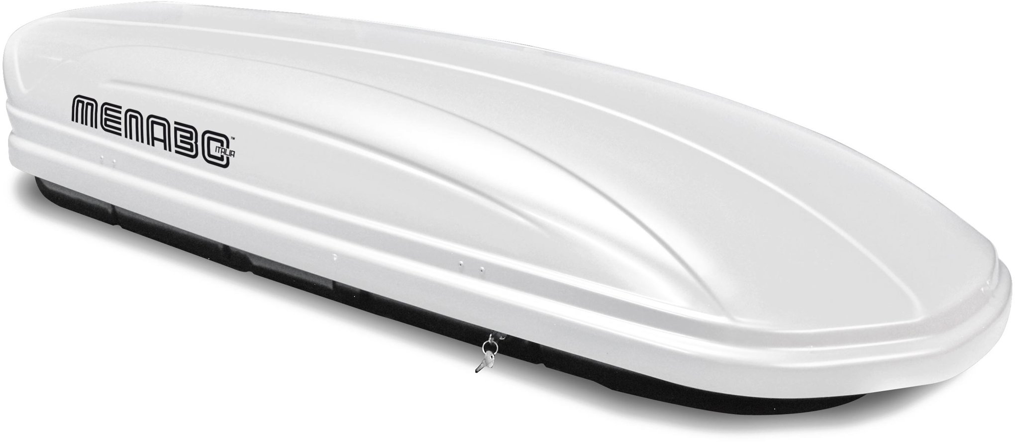 Menabo Mania 400 White - objem 400 l, pravostranné otváranie, biely