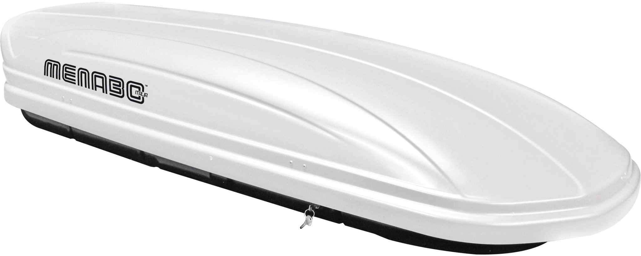 Menabo Mania 460 White - objem 460 l, pravostranné otváranie, biely