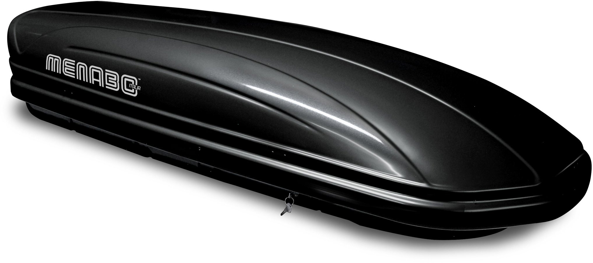 Menabo Mania 320 Black - objem 320 l, pravostranné otváranie, čierny