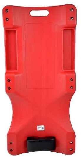 GEKO Plastové ležadlo, 110×46.7×13cm, 6 koliesok