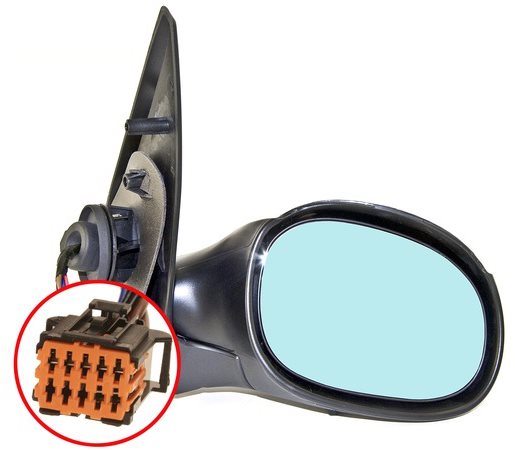 ACI spätné zrkadlo na Peugeot 206, Peugeot 206+