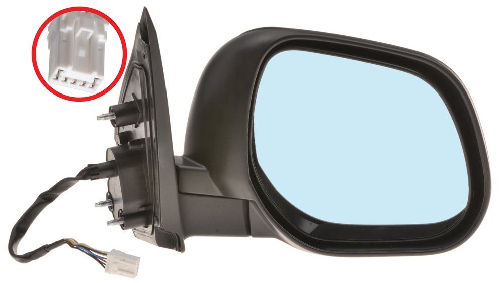 ACI spätné zrkadlo na Citroen C-CROSSER, Mitsubishi OUTLANDER, Peugeot 4007, Peugeot 4008