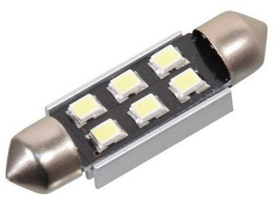 COMPASS SMD LED 12V suf. SV8.5 38mm biela
