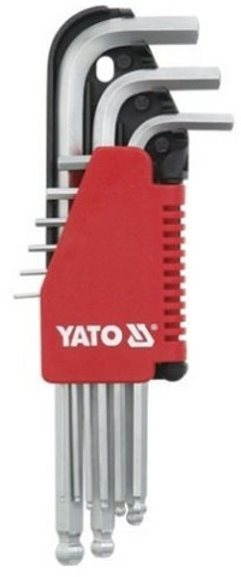 YATO Kľúče imbus s guľôčkou v sade extra dlhšie YT-0506