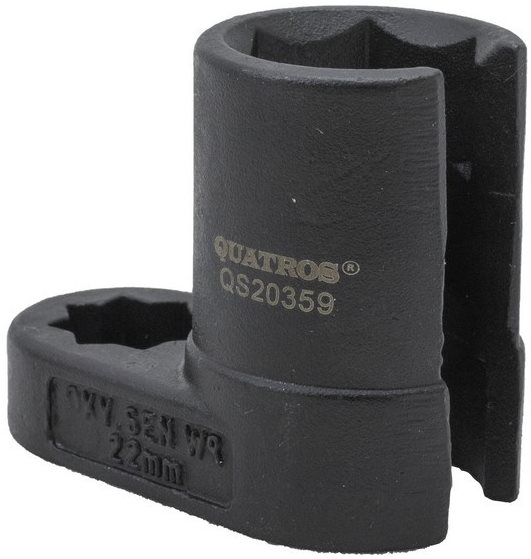 QUATROS Kľúč na lambda sondu 22 mm 1/2" – QS20359